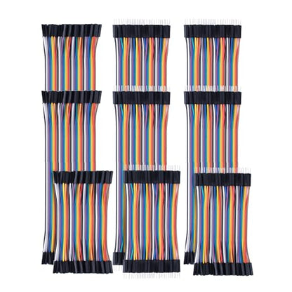 Aypzuke 10cm+20cm+30cm 360pcs Breadboard Jumper Wires Cable Kit Male to Female, Male to Male, Female to Female Compatible for Arduino Projects and Raspberry Pi - size: 10cm+20cm+30cm