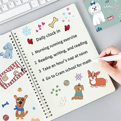 6x6" Cardstock Single Sided Scrapbooking,Craft Decorative Scrap Book Paper - color: 24sheets-dog