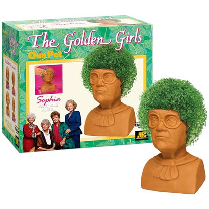 Chia Pet Golden Girls Sophia Terracotta Planter with Seed Pack - style: Golden Girls - Sophia