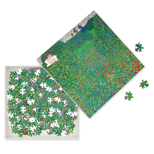 Adult Jigsaw Puzzle Gustav Klimt: Poppy Field: 1000-Piece Jigsaw Puzzles