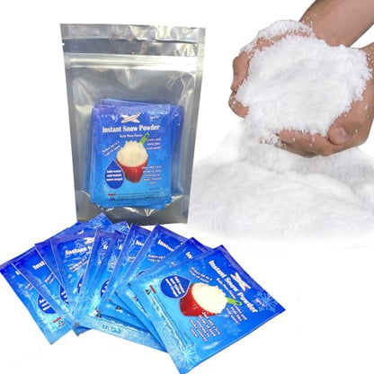 Sodium Polymer Instant Snow Powder (10 x 10g. Packs)