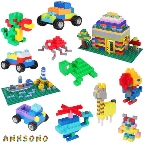 1500 Pieces Building Bricks for Kids, Classic Building Bulk Blocks - color: 1500 Pcs