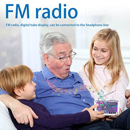 Gikfun FM Radio Kit Soldering Practice Kit DIY School Project FM 87-108MHz with 2 Power Supply Modes, Soldering Learning and Teaching for Beginners, Adults EK1989