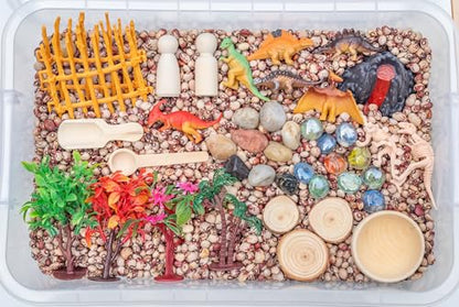 Dinosaur Sensory Bin Kit for Kids - style: Dinosaur Sensory Bin Kit