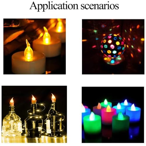 30pcs 3mm Yellow Candle Flickering Lights LED Emitting Diodes Pre Wired 7.9 inch DC 12v LED Light Clear Lens Small LED Lamps - color: Yellow, size: 3mm Candle Flickering