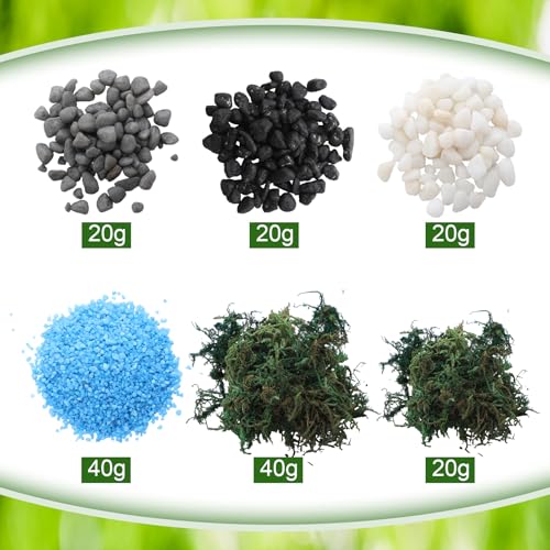 MiniInflat 34 Pcs Diorama Supplies Kit Scenery Project Set