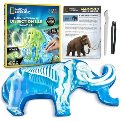 National Geographic Mammoth Dissection Kit and Anatomy Lab for Kids - style: Mammoth Dissection Kit