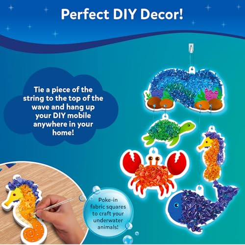Skillmatics Poke-in Art – Underwater Animals, Wood Craft Kit, Gift for Kids - style: 7. Underwater Animals