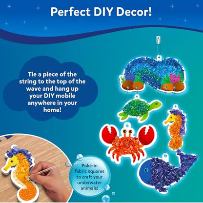 Skillmatics Poke-in Art – Underwater Animals, Wood Craft Kit, Gift for Kids - style: 7. Underwater Animals