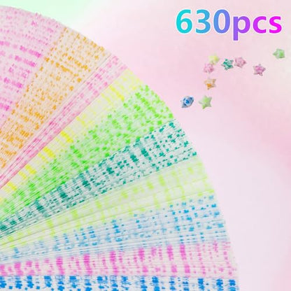Jtnohx Luminous Origami Star Paper Strips Luminous Origami Four-leaf Clover - color: four-leaf clover