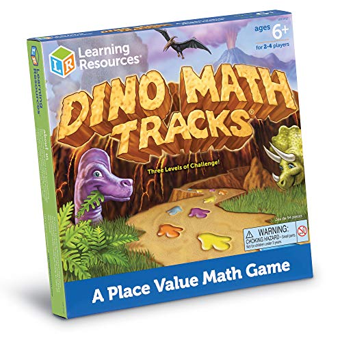 Learning Resources Dino Math Tracks Game