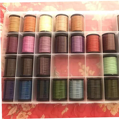 Feadily 1PCS 36 Grids Large Plastic Organizer Box with Dividers, Compartment Organizer Box for Nail Accessories/Screw/Sewing Arts and Oil Paint, Bead Storage Containers 14.9" x 9.2" x 1.9" (Clear) - size: 1PCS 36Grids