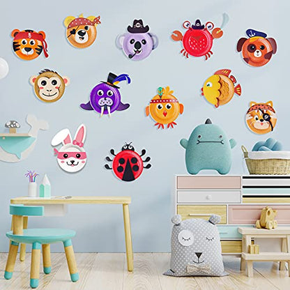 V-Opitos 12 Pack Paper Plate Arts and Crafts Kits for Kids - size: Ocean