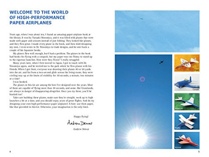 High-Performance Paper Airplanes Kit: 10 Pre-cut, Easy-to-Assemble Models: Kit with Pop-Out Cards, Paper Airplanes Book, & Catapult Launcher: Great for Kids and Parents!
