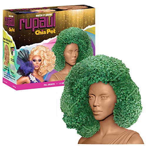 Chia Pet RuPaul with Seed Pack, Decorative Pottery Planter, Easy to Do and Fun to Grow, Novelty Gift, Perfect for Any Occasion : Patio, Lawn & Garden. - style: Rupaul