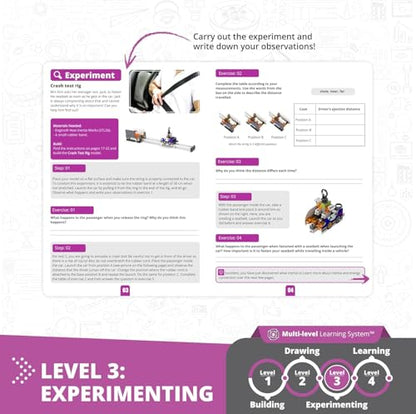 Engino STEAM Labs, How Inertia Works, STEAM Toys for Ages 8+, Building Kit, Learning & Education Toys, Art Activities for Girls & Boys, Play & Learn Science - style: How Inertia works?