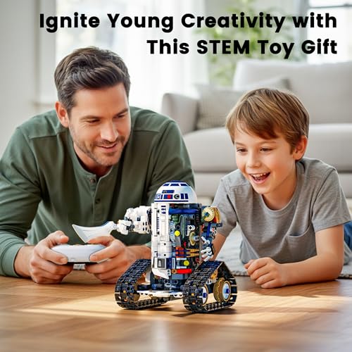 3-in-1 STEM Robot Building Kit, APP & Remote Control Robotics Kit