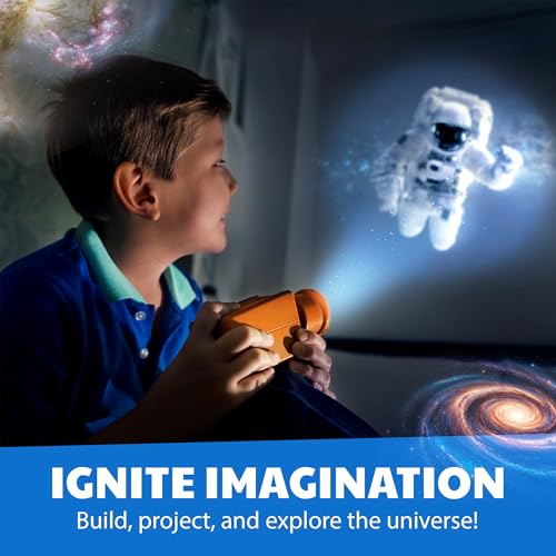 4M - STEAM Space Exploration - Build & Paint Solar System Planetarium Model, Assemble Space Toys Projector with Slides, Includes Glow Stars & Poster - Educational Science Planet Toys Kit, Kids Ages 5+ - style: Space Exploration