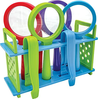 Teacher Created Resources Up-Close Science: Magnifying Glasses & Tweezers Activity Set (TCR20368) - style: Magnifying Glasses & Tweezers Activity Set