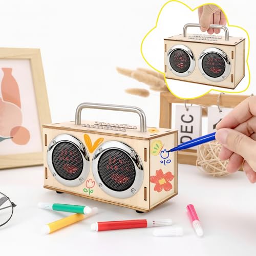 DIY Bluetooth Speaker Kit for Kids 8-10 - STEM Kits Science Project Toys - color: Chrome