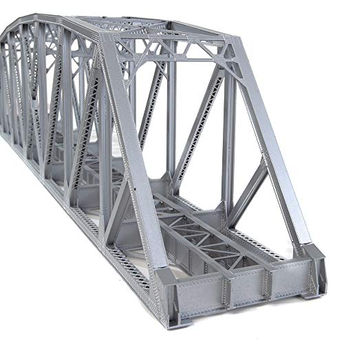 Walthers Cornerstone Arched Pratt Truss Railroad Bridge-Single-Track 933-4521 HO Scale Model Railroad - Structure Kit - style: Arched Pratt Truss Railroad Bridge
