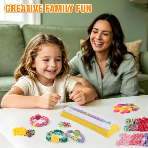 GILI Friendship Bracelet Making Kit - DIY Arts & Crafts for Girls Age 8-12 - color: yellow