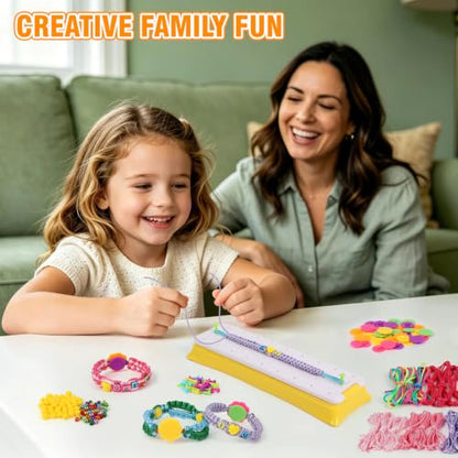 GILI Friendship Bracelet Making Kit - DIY Arts & Crafts for Girls Age 8-12 - color: yellow