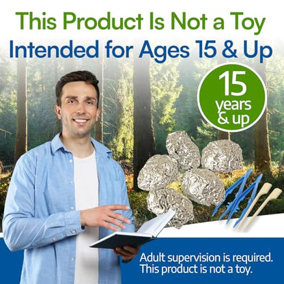 Amazing Owl Pellet Dissection Kit – 5-Piece Pellet Set for Science Lab Projects – w/Tweezers and Wooden Probes – Ideal for Science Projects – Barn Owl eBook Included - Intended for Ages 15 & Older