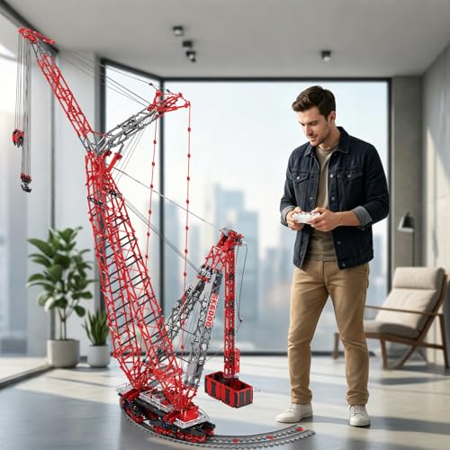 Reobrix RC Crane Building Block Sets Big Remote Control Crane Model