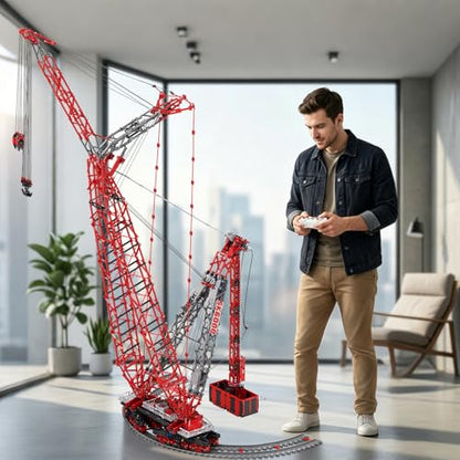 Reobrix RC Crane Building Block Sets Big Remote Control Crane Model