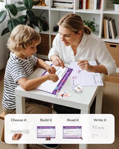 CHEFAN Sentence Building for Kids, Digraphs, Phonics & Sight Words - color: Digraphs Sentence Building