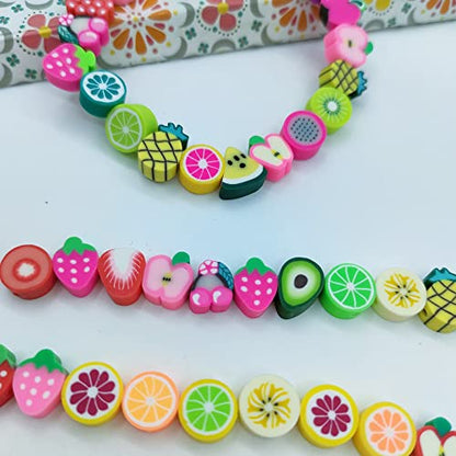 200pcs Fruit Polymer Clay Beads - color: Fruit