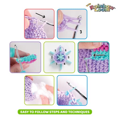 Rainbow Loom Loomigurumi Kit - White Tiger Rubber Band Crafting Set - style: White Tiger
