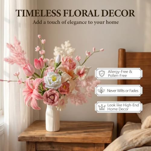 OcePor 1600Pcs Pipe Cleaner Flower Kit,26 Colors Pastel Pipe Cleaners Bulk - color: 26 Colors
