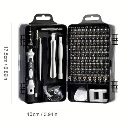 115-in-1 Screwdriver Set, Strong Magnetic Multi-Bit Tool Kit with Special-Shaped Bits, Professional Precision Repair Tools for Phone, Laptop, Electronics - color: Purple