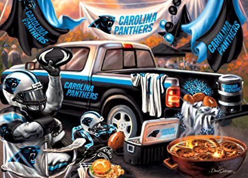 Masterpieces 1000 Piece Jigsaw Puzzle for Adults - NFL Carolina Panthers Gameday - 19.25"x26.75" - style: Carolina Panthers