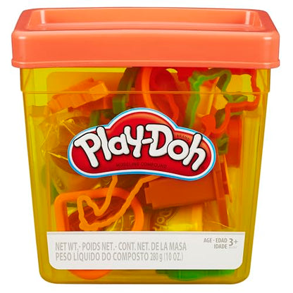 Play-Doh Fun Tub Set, 19 Accessories & Reusable Storage Container, Preschool Toys, Kids Arts & Crafts, Back to School Gifts, Ages 3+ (Amazon Exclusive)