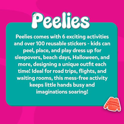 Skillmatics Peelies Dress Up – Reusable Sticker Book, Activity for Toddlers - style: Dress Up