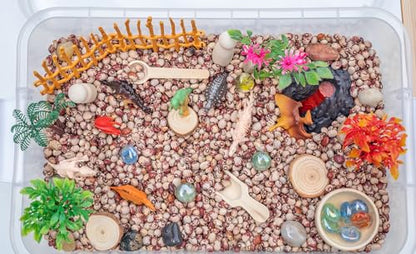 Dinosaur Sensory Bin Kit for Kids - style: Dinosaur Sensory Bin Kit