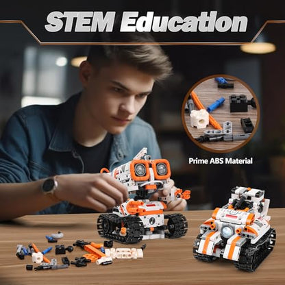 Kyanio STEM Robotics Kits for Kids Ages 8-12 8-14 Year Old, 3 in 1 Remote/APP Control & Programming Robot Building Set, Toy Coding Science Projects, Birthday Gift Ideas for 8 9 10 11 12+ Boys & Girls