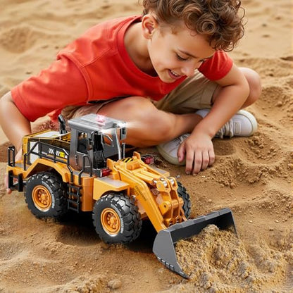 Pupu Pig Construction Toys, Metal Bulldozer Toy for Boy Gifts, Yellow, 3+ - color: Metal Bulldozer Toy - Yellow