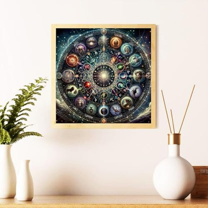Fantasy Diamond Art Kits for Adults, Diamond Painting Kits 14x14 Inch - color: Style 12