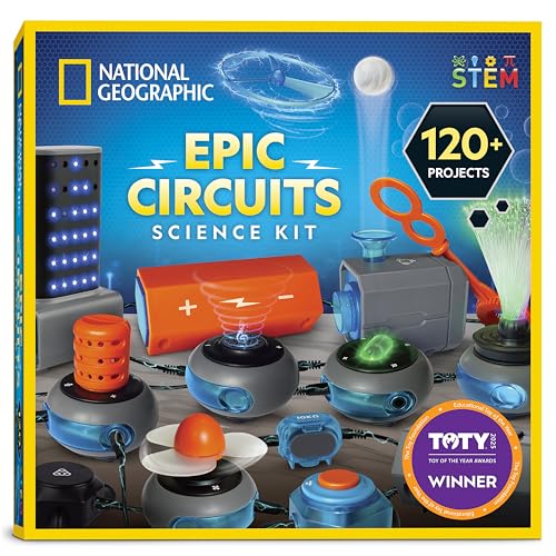 National Geographic Circuit Kit for Kids with 120 Electrical Projects - style: 120+ Projects