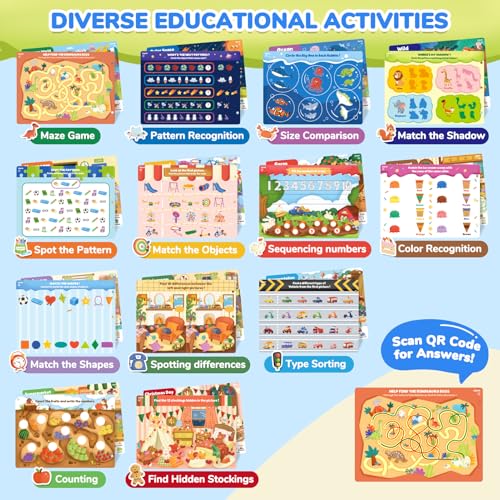JoyCat Seek & Find Game Books - Preschool Learning Activity for 3-8 - style: 2. Seek & Find