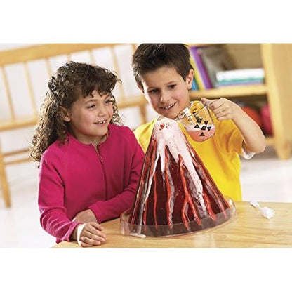 Learning Resources Erupting Cross-Section Volcano Model