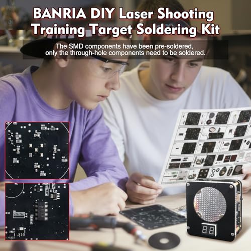 DIY Laser Target Soldering Practice Kit with Digital Score Counter