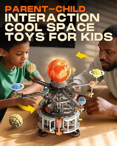 Solar System Building Set,STEM Toy for Science Learning Kids Age 8+,1282pcs - color: Manual