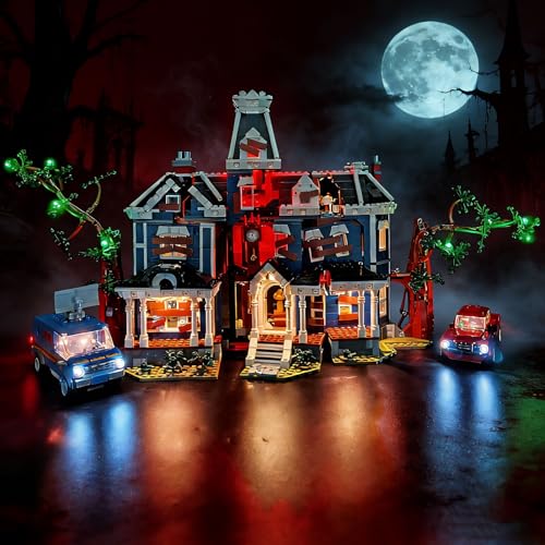 LED Light Kit Compatible with Lego 11370 Stranger Things: The Creel House - color: Touch Switch Version