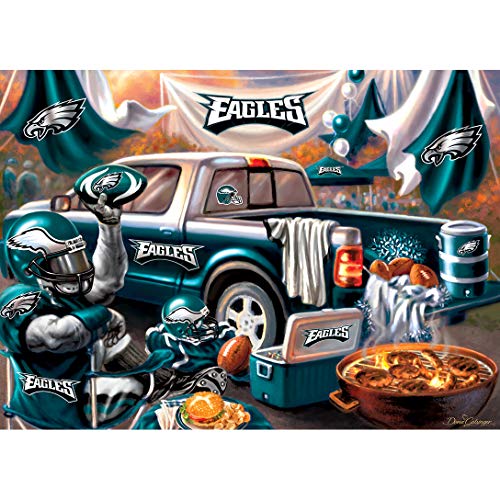 Masterpieces 1000 Piece Jigsaw Puzzle for Adults - NFL Philadelphia Eagles Gameday - 19.25"x26.75" - style: Philadelphia Eagles