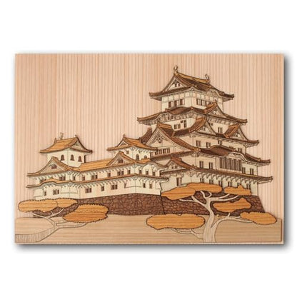 KINOWA Wooden Art Kit Kiharie Himeji Castle Made in Japan